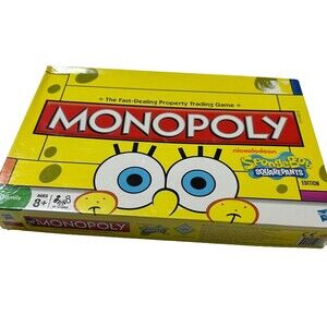 MONOPOLY NICKELODEON SPONGEBOB SQUAREPANTS 2010 BOARD GAME